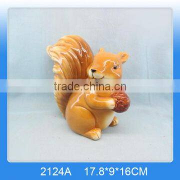 New arrival!Cheap lovely ceramic squirrel decoration for home decor