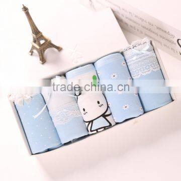 L518 New cartoon Women Lady Briefs gift box packaging underwear