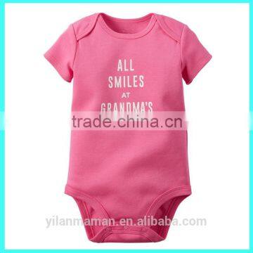 New arrival unisex baby bodysuit infant creeper cute printed 1 baby bodysuit