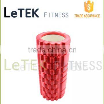 Hollow EVA Foam Pilates Yoga Roller Grid Fitness Exercise Physio Gym Back Massage Tool