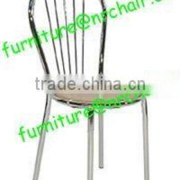 shanghai wholesale banquet hall chromed banquet dining chair