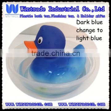 Blue pvc color change toy