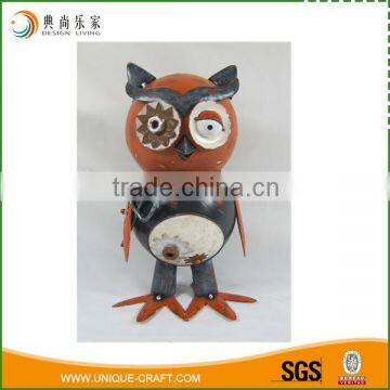 Wholesale Antique Metal Owl Halloween Decoration