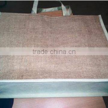 New 2016 Reusable Jute Non Woven Combination Shopping Bag photo-3