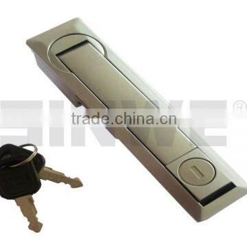 black or chrome plating zinc electrical door panel 3-point lock