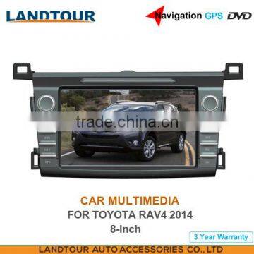 Car multimedia 8nch Navigation GPS DVD for toyota Rav4 2014 CE FCC ROHS