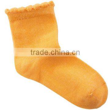 yellow Light Weight Ergonomic Design cotton girls socks