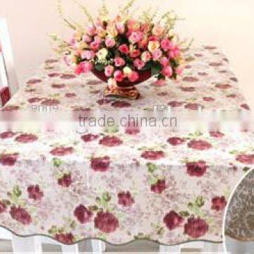 2015 Best Sale 100% Polyester Transfer Printing Table Cloth photo-2