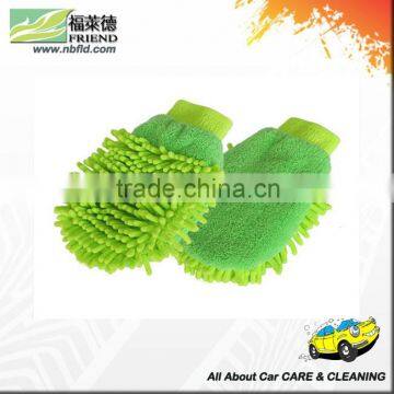 Multi-purpose auto wash chenille noodle glove