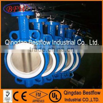 PTFE seat butterfly valve