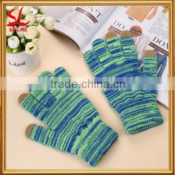 Customized Warm Mobile Phone Gloves iPad Knitted Touch Screen Gloves Wool