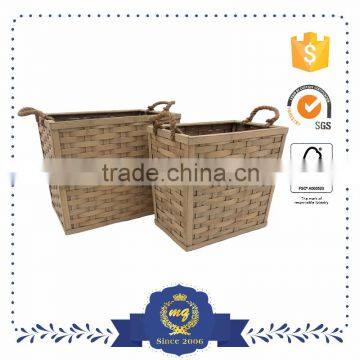 Wholesale Portable Bamboo Fruit Storage Basket Weaving