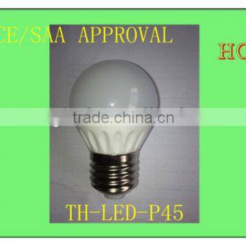 p45 e27 warmwhite led bulb 4.5w