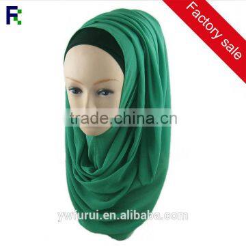 Fashion Chiffon Solid Color Malaysia Muslim Arab Hijab Scarf Many Colors