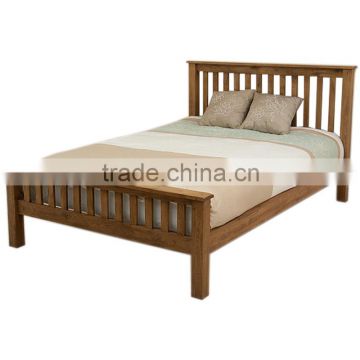 Bedroom Furniture Set/ Solid Wood Bed/Cane Bed