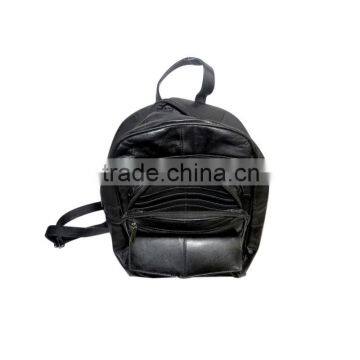 Made in India Leather Back Pack/ College Bag/ Travelling Bag photo-5
