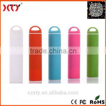 Plastic power bank 2600mAh usb easy for outdoor