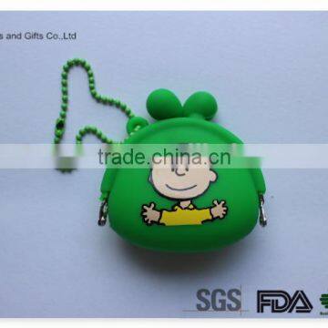 Excellent quality new silicone funny coin purse with special design