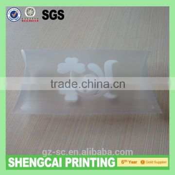 Small matt PVC pillow box with custom logo