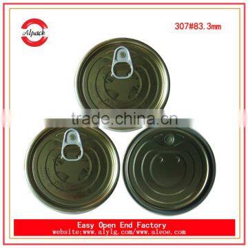 Wholesale Full Open 307# Tinplate Easy Open End for Canned Bean photo-6