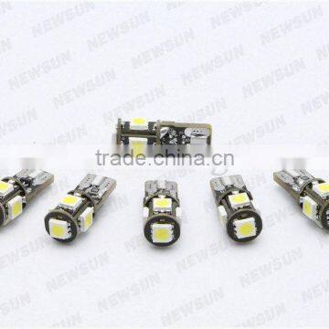 Canbus T10 5smd 5050 LED Car Light Canbus W5W 194 5050 SMD Error Free Light Bulbs photo-4