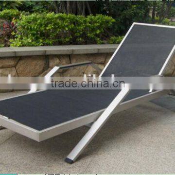 Garden aluminum sun lounger/ outdoor chaise lounge/ paito beach chair