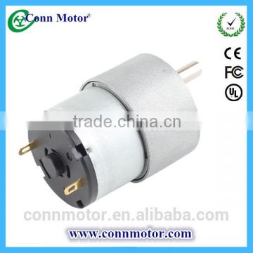 Direct Current Motor 37mm Diameter 12V Reduction Metal Gearbox Motor