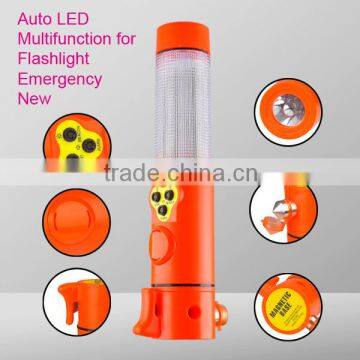 LED multifunction car emergency flashlight