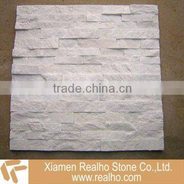 shadow panel white quartz culture stone