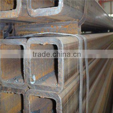 black hollow rectangular bar