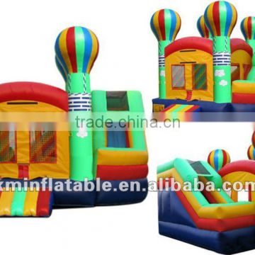 fire balloon inflatable bouncer and slide