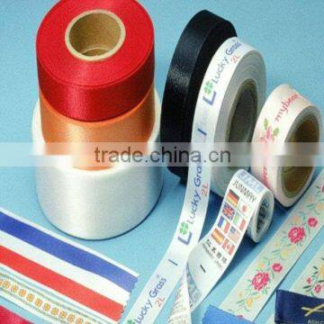 chinese manufacturer printed satin tape