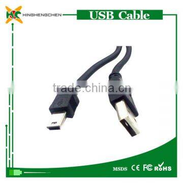 Black V3 Bold lengthened data cable for mp3/mp4 mp5 player tablet pc