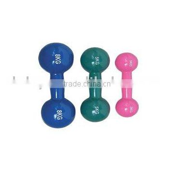 Ball Head Vinyl Dumbbells