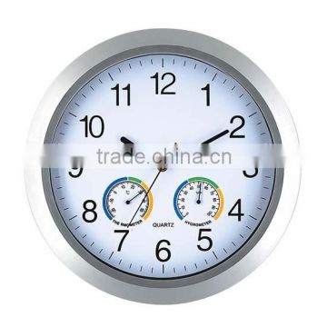 Big size round weather station wall clock