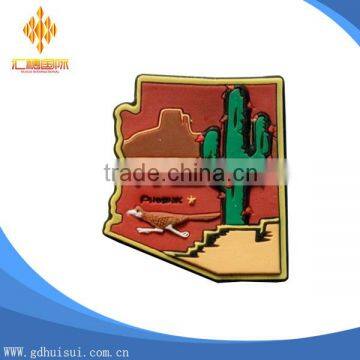 Brown suntan cheap custom rubber fridge magnet