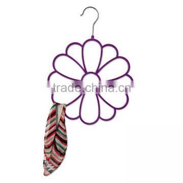 Hight Quality Flocked Flower Scarf Hanger