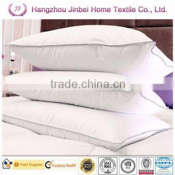 Hot wholesale white duck down hotel/home used pillow