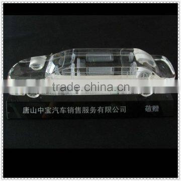 Handmade Unique Luxurious Crystal Car For Business Decoration