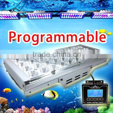 4PCS 40*3W Dimmable Full Spectrum LED Aquarium Light Marine Reef Coral SPS/LPS Lamp, Programmable Timer, Sunrise Sunset