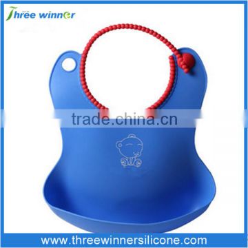 good quality baby bib wholesale custom logo silicone bib