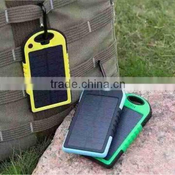 Solar mobile power supply new three outdoor polymer phone charger charging treasure