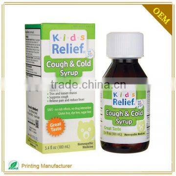 Factory Price Custom Actavis Prometh Cough Syrup Label Sticker With High Quality