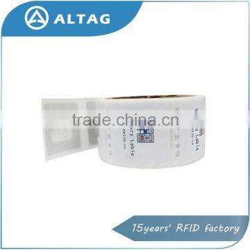 13.56mhz square shape factory paper roll rfid sticker