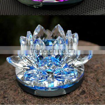 3D laser engraved crystal candle holder