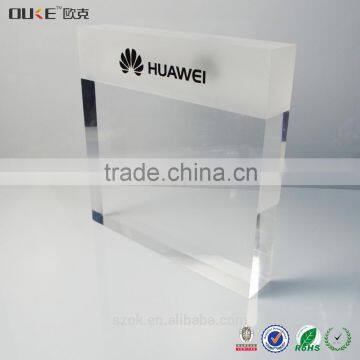 New Products Clear Engraved Acrylic Block