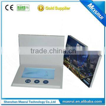 LCD customized video brochure