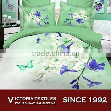 purple floral NEW duvet covers 4pcs bedding sets