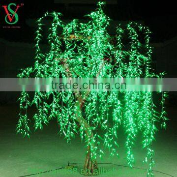 Hot-sale weeping willow garden decorative led tree