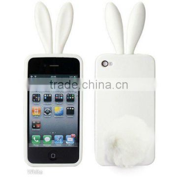 2012 hotest animals design silicone case for iphone 4g